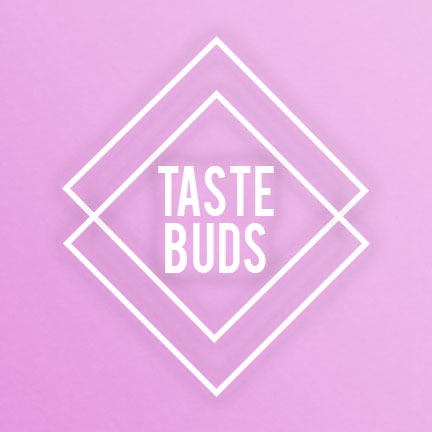 1st taste bud logo with pink